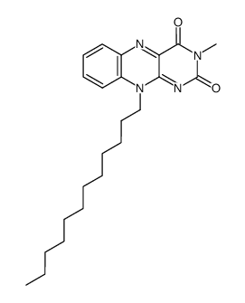 10-dodecyl-3-methylisoalloxazine Structure