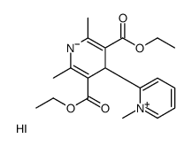 diethyl 2,6-dimethyl-4-(1-methylpyridin-1-ium-2-yl)-1,4-dihydropyridine-3,5-dicarboxylate,iodide结构式
