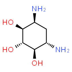 D-chiro-Inositol,1,5-diamino-1,5,6-trideoxy- (9CI) Structure