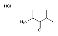 2-amino-4-methylpentan-3-one,hydrochloride结构式