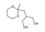 1,3-Propanediol,2-[(2-methyl-1,3-dithian-2-yl)methyl]-(9CI) Structure