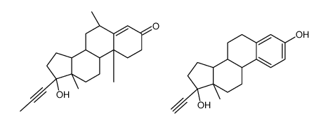 (8R,9S,13S,14S,17R)-17-ethynyl-13-methyl-7,8,9,11,12,14,15,16-octahydro-6H-cyclopenta[a]phenanthrene-3,17-diol,(6S,8R,9S,10R,13S,14S,17S)-17-hydroxy-6,10,13-trimethyl-17-prop-1-ynyl-2,6,7,8,9,11,12,14,15,16-decahydro-1H-cyclopenta[a]phenanthren-3-one Structure