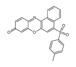 5-(toluene-4-sulfonyl)-benzo[a]phenoxazin-9-one Structure