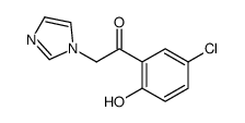 1-(5-chloro-2-hydroxyphenyl)-2-imidazol-1-ylethanone Structure