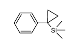 trimethyl(1-phenylcyclopropyl)silane结构式