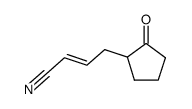4-(2-Oxocyclopentyl)-2-butennitril结构式