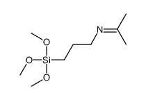 N-(3-trimethoxysilylpropyl)propan-2-imine结构式