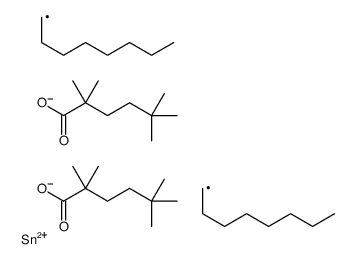 [dioctyl(2,2,5,5-tetramethylhexanoyloxy)stannyl] 2,2,5,5-tetramethylhexanoate Structure