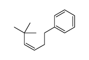 5,5-dimethylhex-3-enylbenzene Structure