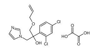 1H-Imidazole-1-ethanol, alpha-(2,4-dichlorophenyl)-alpha-((2-propenylo xy)methyl)-, ethanedioate salt结构式