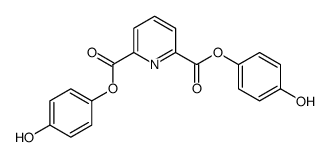 bis(4-hydroxyphenyl) pyridine-2,6-dicarboxylate结构式