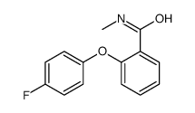 2-(4-fluorophenoxy)-N-methylbenzamide结构式
