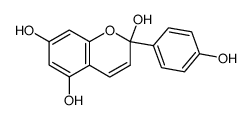 2-(4-hydroxyphenyl)-2H-chromene-2,5,7-triol Structure