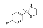 1,3,2-Thiazagermolidine, 2-(p-fluorophenyl)-2-methyl-结构式