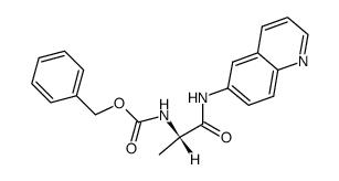 6-(N-carbobenzoxy-L-alanylamido)quinoline Structure