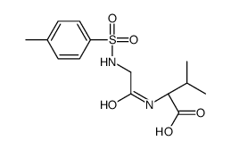 (2S)-3-methyl-2-[[2-[(4-methylphenyl)sulfonylamino]acetyl]amino]butanoic acid结构式
