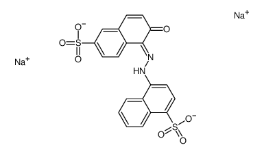 4-[(2-hydroxy-6-sulpho-1-naphthyl)azo]naphthalene-1-sulphonic acid, sodium salt picture