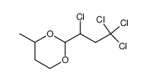 4-methyl-2-(1,3,3,3-tetrachloro-propyl)-[1,3]dioxane Structure