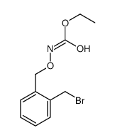 ethyl N-[[2-(bromomethyl)phenyl]methoxy]carbamate Structure