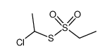 α-chloroethyl ethanethiosulfonate Structure