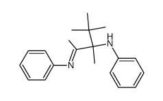 3-anilino-3,4,4-trimethyl-pentan-2-one-phenylimine结构式