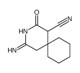 4-imino-2-oxo-3-aza-spiro[5.5]undecane-1-carbonitrile结构式