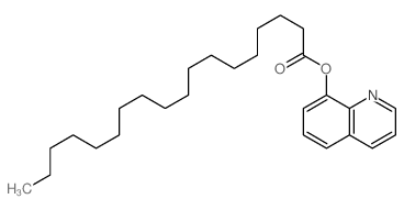 Octadecanoic acid, 8-quinolinyl ester structure