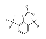 (2,6-bis(trifloromethyl)phenyl)P=CCl2 Structure