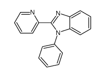 1-phenyl-2-pyridin-2-ylbenzimidazole结构式