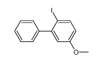 2-iodo-5-methoxybiphenyl结构式