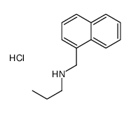 N-(naphthalen-1-ylmethyl)propan-1-amine,hydrochloride Structure