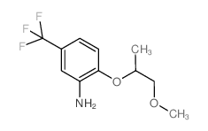 2-(2-Methoxy-1-methyl-ethoxy)-5-trifluoromethyl-phenylamine结构式