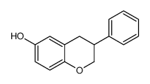 2H-1-Benzopyran-6-ol,3,4-dihydro-3-phenyl-(9CI) structure