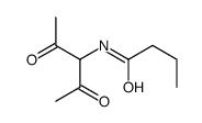 N-(2,4-dioxopentan-3-yl)butanamide结构式