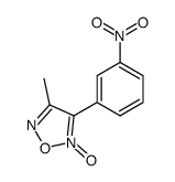 4-methyl-3-(3-nitrophenyl)-2-oxido-1,2,5-oxadiazol-2-ium Structure