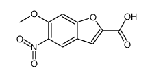 6-methoxy-5-nitro-1-benzofuran-2-carboxylic acid Structure