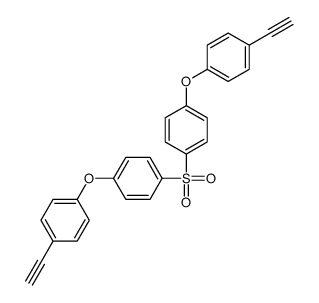 1-ethynyl-4-[4-[4-(4-ethynylphenoxy)phenyl]sulfonylphenoxy]benzene结构式