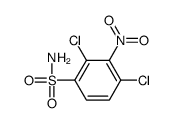 2,4-dichloro-3-nitrobenzenesulfonamide结构式