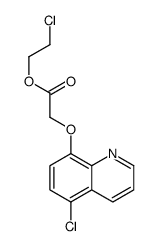 2-chloroethyl 2-(5-chloroquinolin-8-yl)oxyacetate Structure