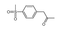 1-(4-methylsulfonylphenyl)propan-2-one Structure