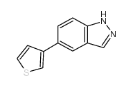 5-Thiophen-3-yl-1H-indazole Structure