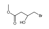 methyl (3R)-4-bromo-3-hydroxybutanoate Structure