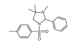 3,4,4-trimethyl-1-(4-methylphenyl)sulfonyl-2-phenylimidazolidine结构式