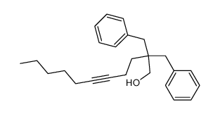2,2-Dibenzyl-undec-5-yn-1-ol Structure