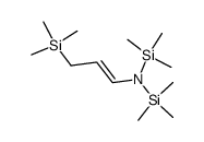 1,1,1,3,3,3-Hexamethyl-2-((E)-3-trimethylsilanyl-propenyl)-disilazane结构式