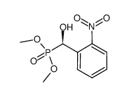 dimethyl (R)-hydroxy(2-nitrophenyl)methylphosphonate结构式