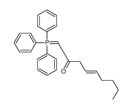 1-(triphenyl-λ5-phosphanylidene)non-4-en-2-one结构式