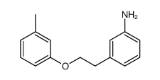 3-[2-(3-methylphenoxy)ethyl]aniline结构式