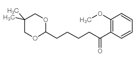 5-(5,5-DIMETHYL-1,3-DIOXAN-2-YL)-2'-METHOXYVALEROPHENONE结构式