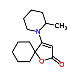 4-(2-Methyl-1-piperidinyl)-1-oxaspiro[4.5]dec-3-en-2-one Structure
